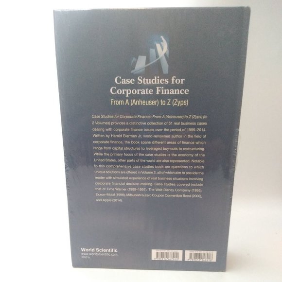 Case Studies Corporate Finance From A (Anheuser)-Z (Zyps) Harold JR Bierman Set - Picture 7 of 7